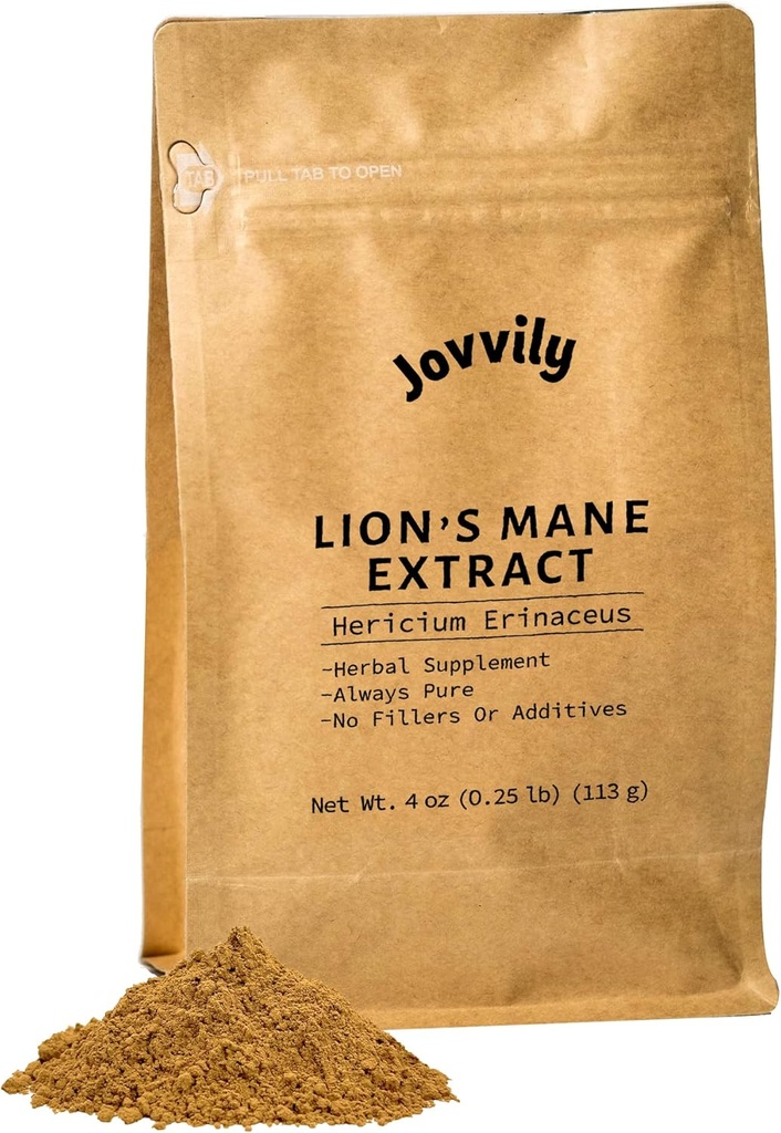 Leeuwen Mane - 4 oz - Hericium Erinaceus Extract - Kruidensupplement - altijd zuiver