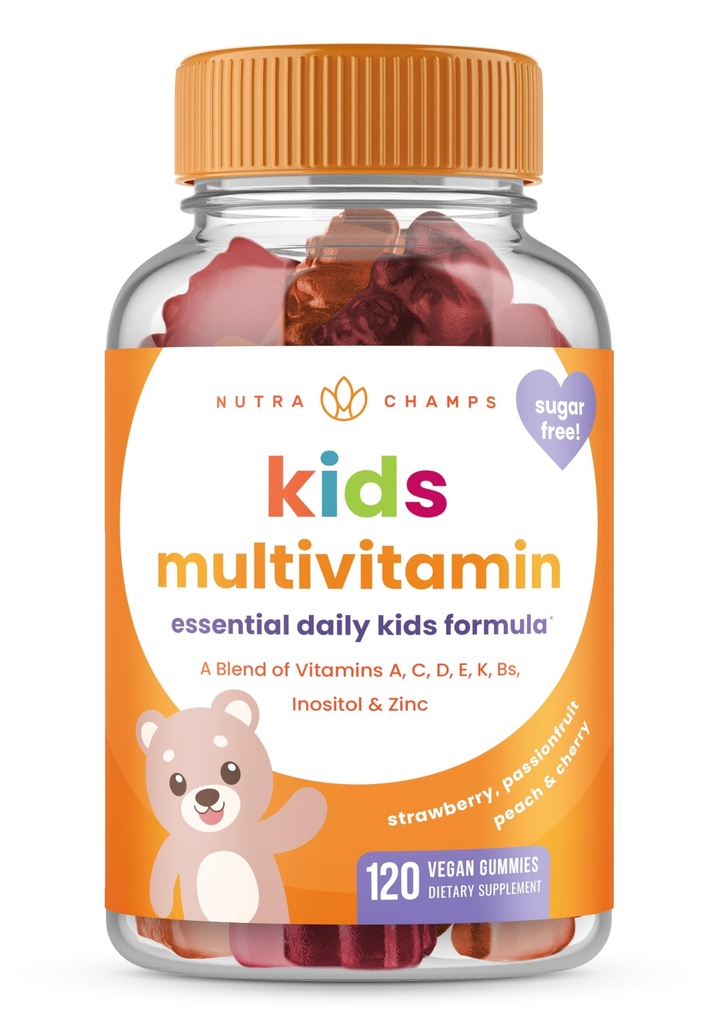 NutraChamps Kids Multivitamine Gummy's Suikervrij 120 Gummy Vitaminen voor kinderen