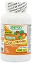 DEVA Veganistisch Multivitamine- en Mineraalsupplement, Green Food Blend, Spirulina, Chlorella, Ashwagandha, Broccoli, 90 gecoate tabletten