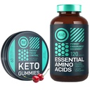 WILDE BRANDSTOF Essentiële Aminozuur Supplement en Keto Candy MCT olie Keto Gummies Energie, Power, en herstel bundel