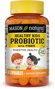 MASON NATUURLIJKE Gezonde Kids Probiotica met vezel - gezonde spijsverteringsfunctie, Verbeterde Gut Health, 60 Kauwtabletten