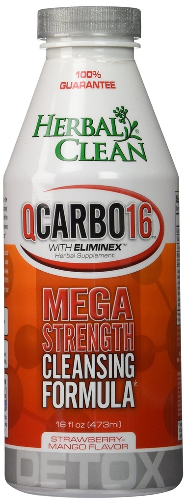 Plantaardige schone BNG-bedrijven Q Carbo vloeibare strodranken, Mango, 16 Ounce