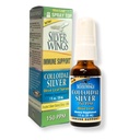 Natuurlijke pad Silver Wings Collective Silver 150ppm (750mcg) w/Olive Leaf - Immune Support Supplement - 1oz Spray