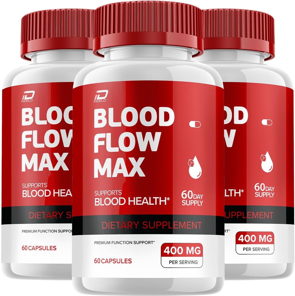 Blood Flow Max Capsule - BloodFlowMax Advanced Formula, BloodFlow Max Extra Strength, Algemene Wellness, Natuurlijke Vitaminen, Beoordelingen (3 Pack - 180 Capsules)