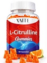 L Citrulline Gummy's voor mannen - Krachtige Vasodilatator met Calcium, 1600mg per portie, Extra sterkte, Verhoogt Nitroxyl en Nitric Oxide Productie, Ondersteunt Energie en Endurance, 60 Kauwbare Gummy
