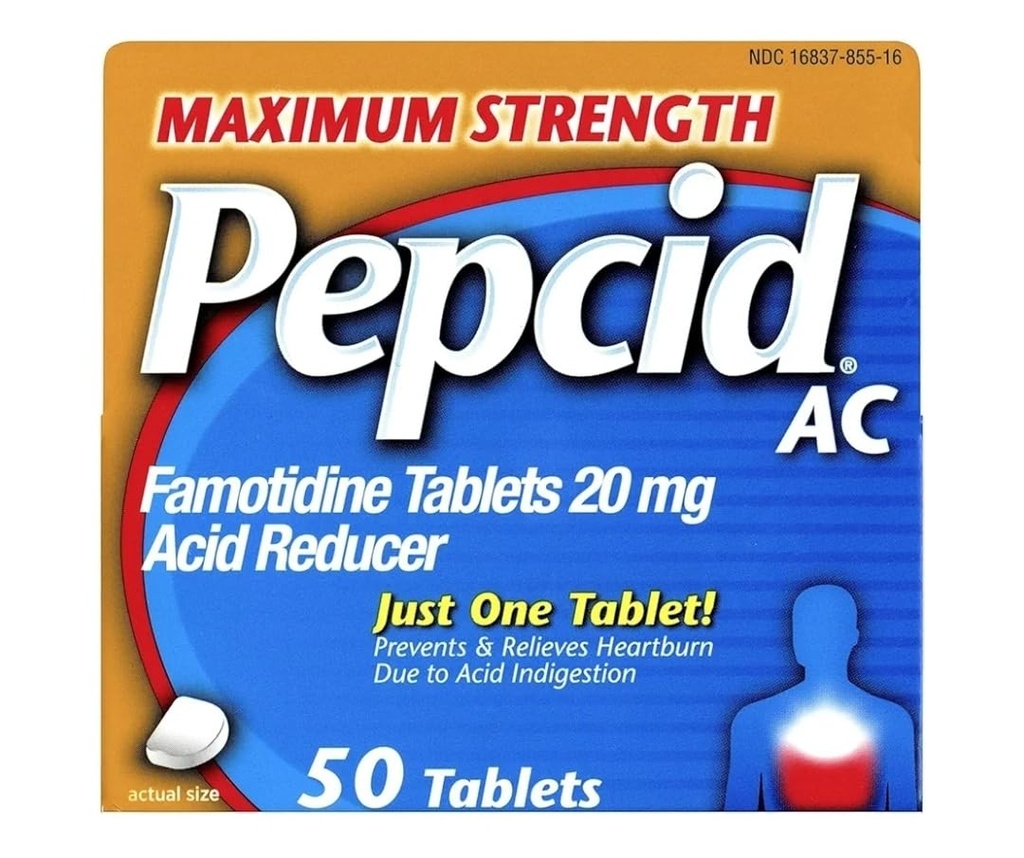 Pepcid AC Acid Reducer maximale sterkte tabletten, 100-Count