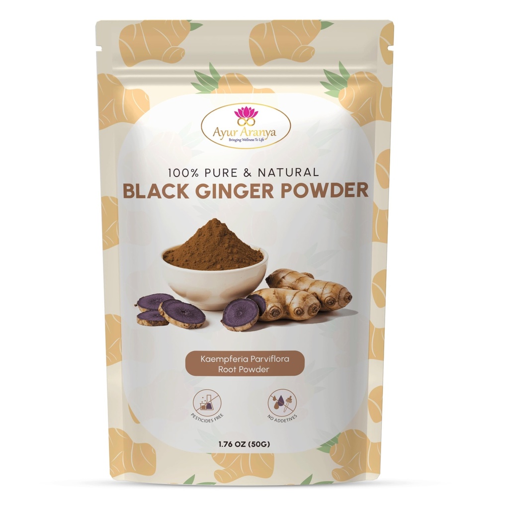 Ayur Aranya 100% Pure Black Gemberpoeder 50g 