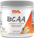 BCAA Powder Plus Glutamine en Elektrolytpoeder voor herstel en hydratatie - 30 porties (Citrus Punch)