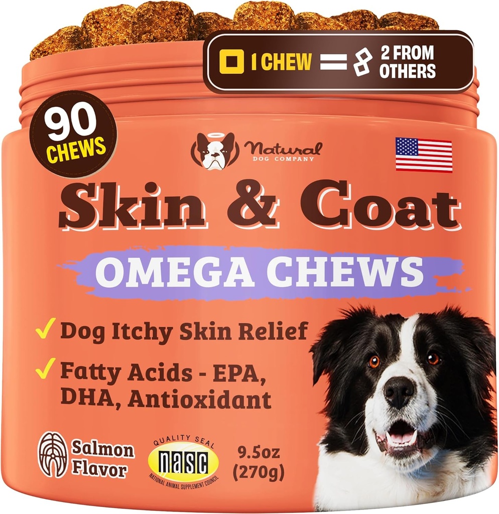 Natural Dog Company Skin & Coat Supplement voor honden 