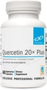 XYMOGEN Quercetine 20× Plus - quercetinesupplementen - Dagelijks complex met vitamine C, N-acetyl-L-cysteïne en brandnetels - Geformuleerd voor ademhalingsondersteuning - Veganistisch en glutenvrij (60 capsules)