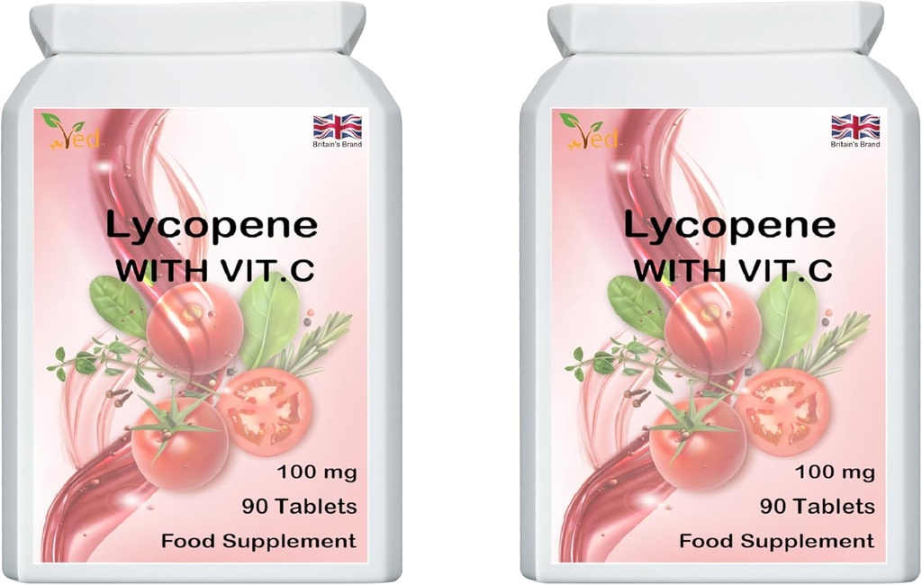 Ved Lycopeen supplement 100mg 90 tabletten (verpakking van 2)