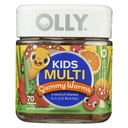 OLLY Kids Multivitamine Gummy Wormen, Algemene gezondheid en Immune Ondersteuning, Vitaminen en Mineralen A, C, D, E, Bs en Zink, Kauwbare Supplement, Zure Fruit Punch, 45 dagen levering - 70 Tellen