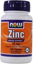 NOW Supplementen, Zink 50 mg, 100 tabletten