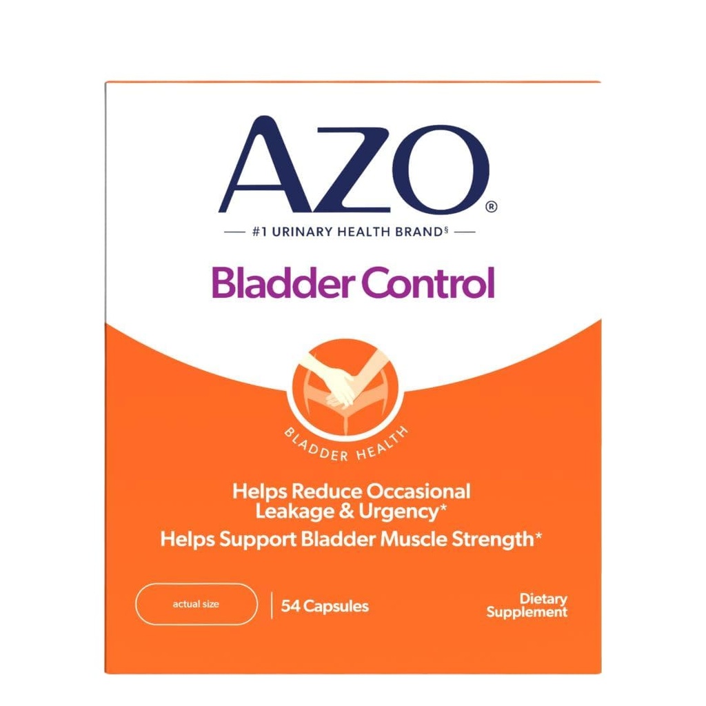 AZO Bladder Control met Go-Less Daily Supplement Helpt Verminderen Occasional Urgency* 