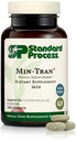 Standaardproces Min-Tran - Zenuwstelselgezondheidssupplement - Goede bron van magnesium - Ondersteunt slaappaden en een gezonde stressrespons - Glutenvrij, niet-zacht en niet-zacht - 180 tabletten