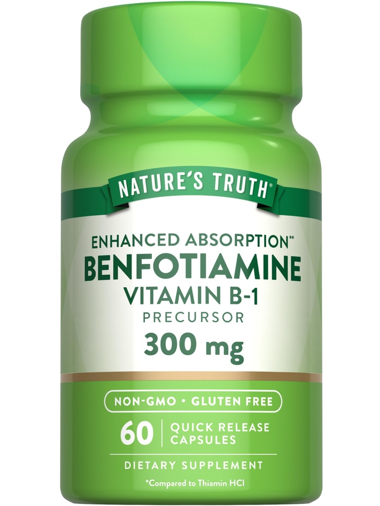 De waarheid van de natuur Benfotiamine 300mg 