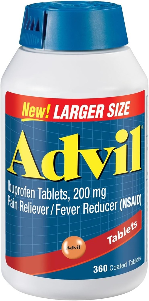 Advil-Ibuprofenomhulde tabletten, 200 mg 360 omhulde tabletten