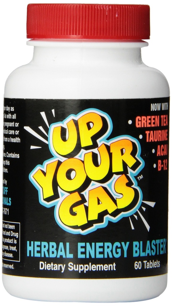 UP Uw Gas Kruidenenergie Blaster tabletten, 60 Tellen