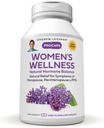 ANDREW LESSMAN Vrouwen Wellness 60 Capsules - Natuurlijk Verlicht PMS, Menopauze en Perimenopause Symptomen, met Soy Isoflavones, EGCG, Cranberry, Broccoli en meer. Gemakkelijk te slikken capsules