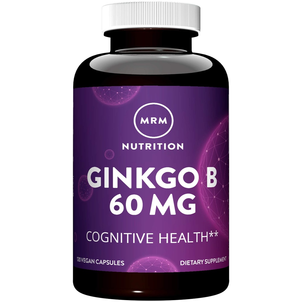 MRM Nutrition Ginkgo B 60mg Glutenvrij + Veganistisch