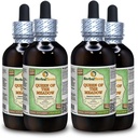 Queen of The Meadow (Eupatorium Purpureum) Glycerite, biologisch gedroogd kruiden Alcoholvrije vloeistof Extract (Grote naam: HerbalTerra, Trots Made in USA) 4x4 fl.oz (4x120 ml)