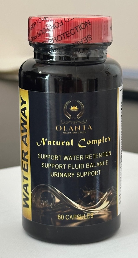 WATER AWAY PILLS - Premium Herbal Blend with Milk Thistle, Turmeric, Tart Cherry - Premium Water Retention and Flushing - Immune system booster - Herbal Diuretic Supplements -1 Bottle