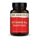 Dr. Mercola Vitamine K2-180 mcg Vitamine K2 als MK-7 - Ondersteunt gezonde arteriële functie en hartgezondheid - Non-GMO, Glutenvrije & zuivelvrije - 90 capsules (90 porties)