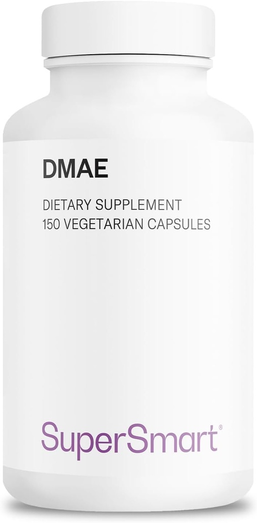 Supersmart - DMAE Supplement 390mg per dag (Dimethylaminoethanol) - from DMAE Bitrate - Choline Production 