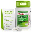 TIME-CAP LABS, INC. Tijdig Cetirizine HCl 10 Mg 365 tabletten - 24 uur Allergie Verlossing van niezen, Runny Nose, Itchy Watery Eyes, Itchy Throat of Neus