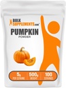 BulkSupplements.com Pompoenpoeder - Pompoensupplement, voor spijsverteringsondersteuning, Superfood Supplement - Glutenvrij, 5g per portie, 500g (1.1 lbs) (verpakking van 1)