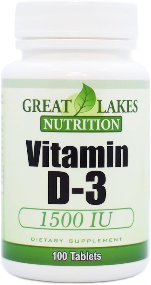 Vitamine D-3 met hoge potentie 1.500 IE (3 verpakkingen)