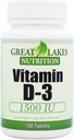 Vitamine D-3 met hoge potentie 1.500 IE (3 verpakkingen)