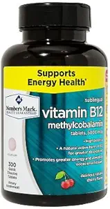 Leden Mark Sublingual Vitamine B12 5000mcg (300 Tellen) (3 Verpakking)
