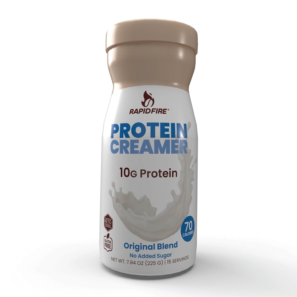 Protein Creamer, Original Blend, Keto Friendly, 10g of Protein with Vitamins and Minerals, 15 Servings, May Boost Metabolism and Increase Energy, Multi