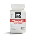 365 door Whole Foods Market, Vitamine D3 2000 IE, 250 t