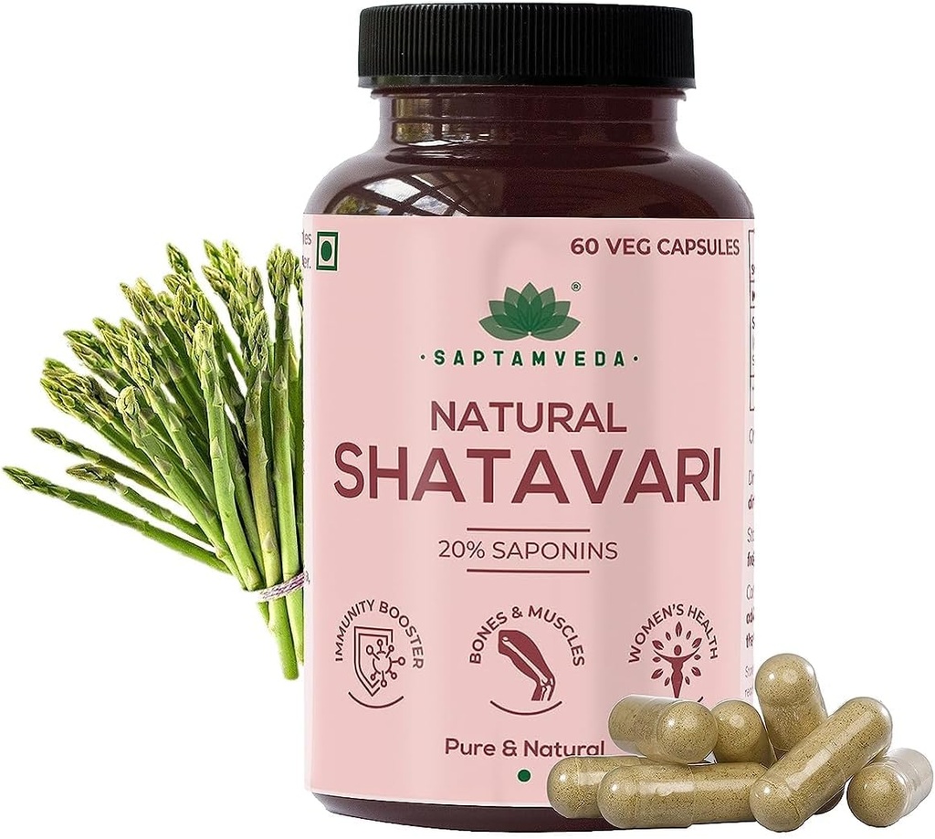 Natuurlijke Shatavari Capsules (60 Capsule) 