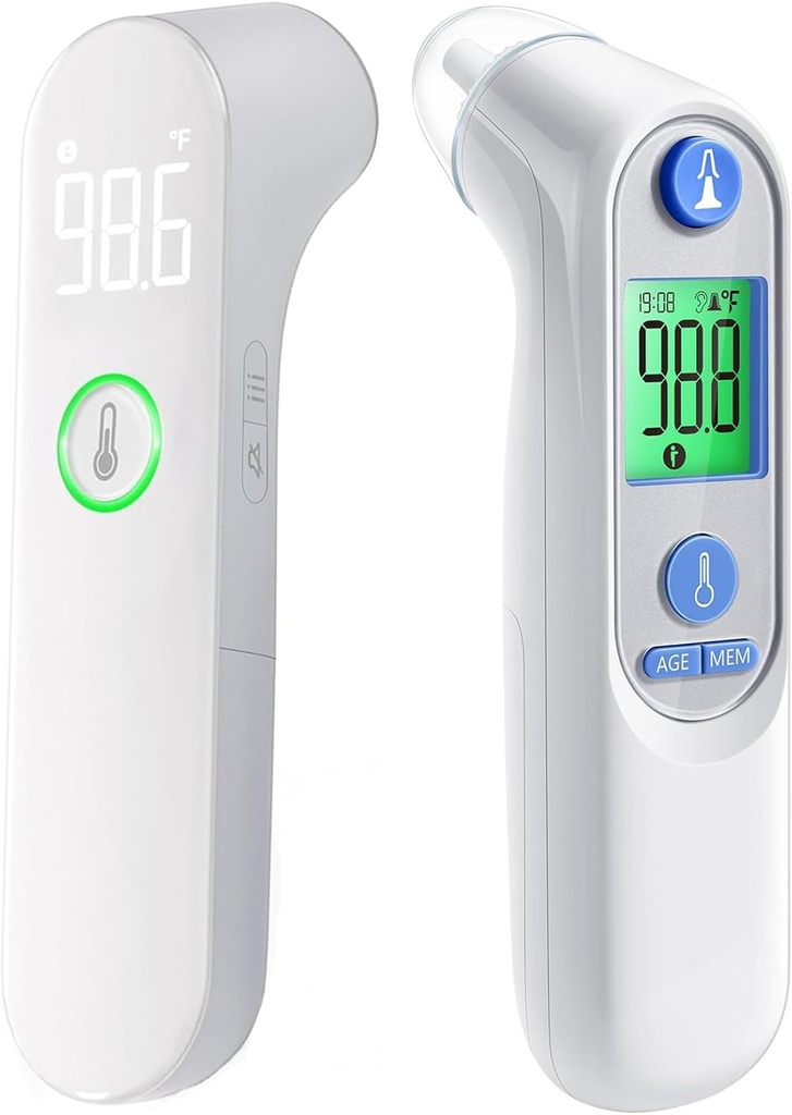 No-Touch Thermometer voor volwassenen en kinderen en oorthermometer voor kinderen