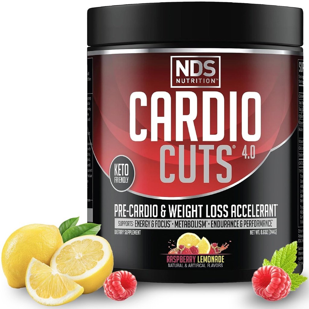 NDS Nutrition Cardio snijdt 4.0 - Raspberry Lemonade - 8,6 oz.