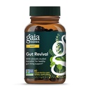 Gaia Kruiden Gut Revival - Kruidenverteringssupplement ter ondersteuning van Gut Health - Made with Astragalus, Gotu Kola, Jujube & More - Free from Dairy, Soy & Gluten - 60 Vegan Capsules (60 Servings)