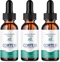 (Officieel) Cortexi Tinnitus Behandeling Gehoorondersteuning met chroom, druivenzaad, Astragalus, Maca Root - Cortexi Gehoorondersteuning Drops Supplement Cortexi Tinnitus behandeling voor ringende oren (6oz)