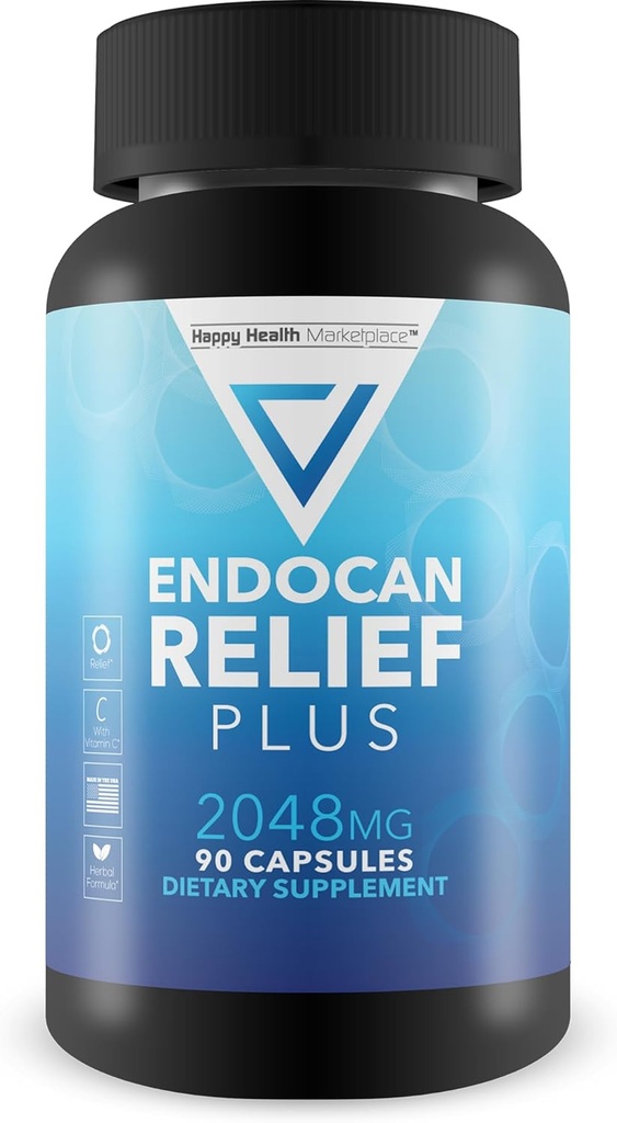 Endocan Relief Plus - natuurlijke verlichting van tijdelijke pijn, ongemak, & Zwelling - onze beste natuurlijke kruiden formule - volledige body support - vechten gratis radicalen - onze beste Turmeric dagelijkse verlichting Factor