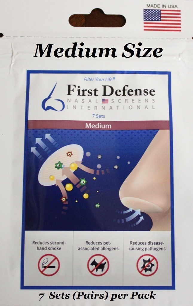 Nasal Screens - Pick-A-Size en Hoeveelheidspakketten (1-Pack, Medium)