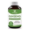 Kruiden Hemel Natuurlijke energie en Focus Ginseng Capsules 90 Tel voor vitaliteit en Wellness - 100% Kruidenformule