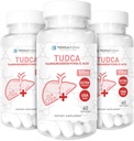 (3 verpakkingen) Terraform Pure TUDCA (Taurouroso deoxycholzuur) - 500 mg per portie - Pure leverondersteuning & gezondheid - 60 capsules