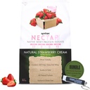 Syntrax Native Whey Protein Isolate - Kosher & Halal, Lactose & Gluten Free - Natural Strawberry Cream Flavor - 2 Pounds - with Keychain