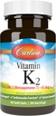 Carlson Labs Vitamine K2-7 45 MCG Mineral Supplement Softgels, 90 Tellen
