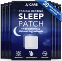 JJ CARE slaap Patches 30 PCS, slaapmiddelen voor volwassenen Extra sterkte, natuurlijke en toxinevrije slaap Patch, Melatonine Patch voor dagelijks gebruik, Melatonine natuurlijke Patch voor slaapondersteuning