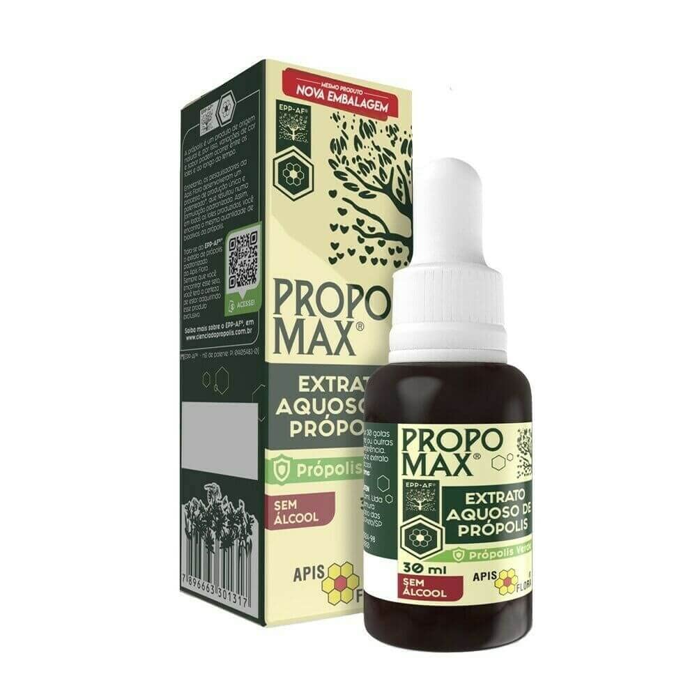 Apis Flora Brazilian Green Bee Propolis, High in Flavonoids and Artepillin-C 7, Wax-Free, Alcohol Free, 30ml (Pack of 2)