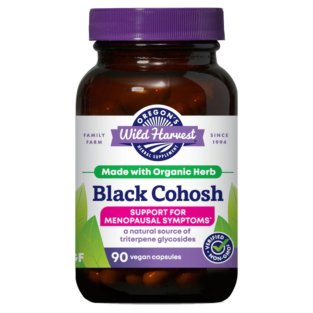 Oregon's Wild Harvest Black Cohosh Biologische Kruidensupplement, 90 Tellen