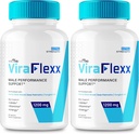 VIVE MD ViraFlexx voor mannen, ViraFlexx Male Enchantment - Maximale prestaties, alle natuurlijke voedingssupplementen Extra sterkte pillen, ViraFlexx Pro ondersteunt totale gezondheid, Vira Flexx Reviews (2 Pack)